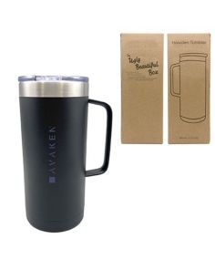 Tumbler w Handle Stainless Steel Howden 500ML. (17FL. OZ.) (Min 12)