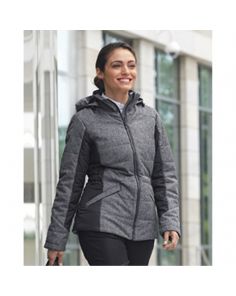 Jacket - Devon & Jones Ladies' Midtown Insulated Fabric-Block