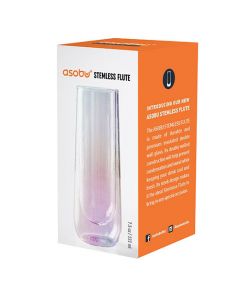 Asobu Iridescent Stemless Flute 7.5OZ/222ML (MIN 72)