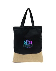Quetico 8 Oz Cotton And Jute Tote Bag (Min 50)