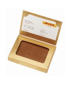 EC1-INV Molded Chocolate in Business Card Gift Box