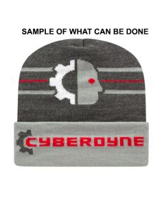 EK12-Cuff Toque - Full Design Knit Beanie / Cuff Toque