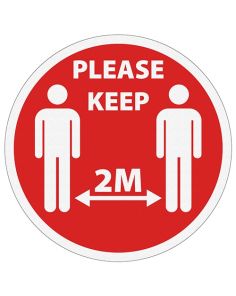 Custom Floor Graphics CIRCLE 12.5" DIA. VINYL 4CP(Min 25)