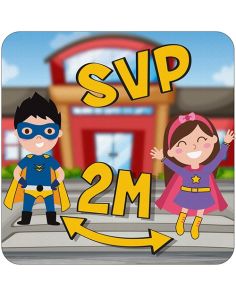 Custom Floor Graphics SQUARE 12.5" X 12.5"  VINYL 4CP(Min 25)