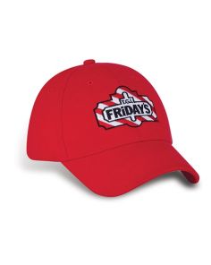 A Baseball Hat Semi-Low Fit Cotton Twill Cap Custom Embroidered (Min 12)