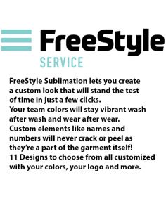 Freestyle Sublimated Full-Button Baseball Jersey (Min 12)