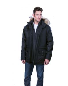 Men's Heavyweight Winter Jacket with Detachable Hood 