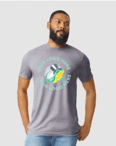 Gildan - Softstyle® CVC T-Shirt 60/40 cotton/polyester - Full Colour DTF Print (Min 12)