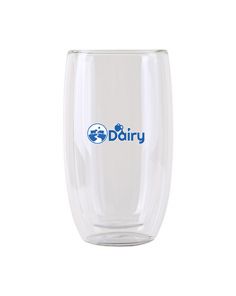 Double Wall Clearview Borosilicate Glass Cup 13.5OZ/400ML (MIN 25)