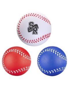 Custom Printed SB302 Stress Ball Baseball Stress Reliever