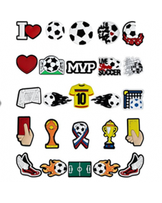 Crocs 2D Custom-Molded Clog Shoe Charms (Min 500)