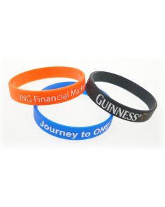 Silicone Wrist Band w/Printed Logo Item # SILIBAND-P