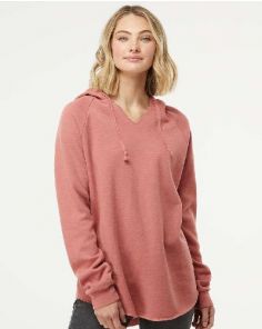 Women’s Lightweight California Wave Wash Hooded Sweatshirt - PRM2500