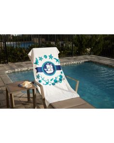 Beach Towel MaxxColor Premium White (30″ x 60″) (Min 25)