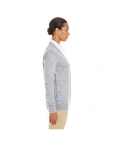 Harriton Ladies' Pilbloc™ V-Neck Button Cardigan Sweater