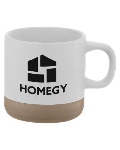 "A" Terra - 12 oz. Clay Base Ceramic Mug (Min 72)