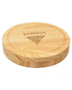 Cheese Kit - Oak Wood Board and Stainless Steel Tools