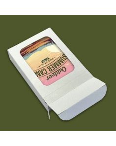 Cards -  Custom Back & Stock Faces with Window Paper Box (Min 54)