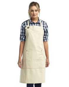 RP137 Artisan Collection by Reprime Unisex "Calibre" Heavy Cotton Canvas Pocket Apron