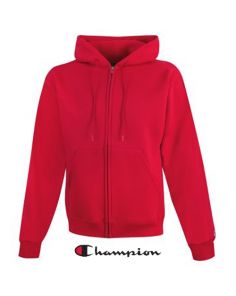 Champion Powerblend Fleece Full Zip Hoodie Custom Embroidered (Min 12)