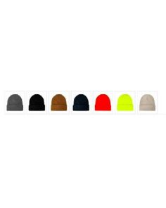 #1-  Cuff Toque WeRK FLEECE LINED KNIT Custom Embroidered (Min 12)