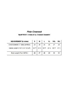 Redwood Polar Crewneck Unisex Sweater 20oz Made in Canada Custom Embroidered (Min 12)