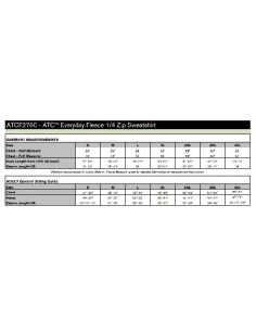 ATC™ EVERYDAY FLEECE 1/4 ZIP SWEATSHIRT Custom Embroidered (Min 12)