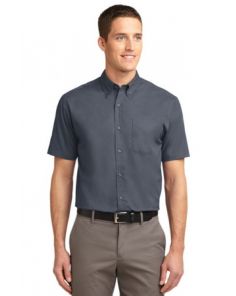 Coal Harbour Easy Care Short Sleeve Woven Shirt 