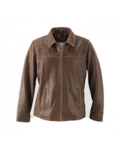 Ladies Cowhide Leather Jacket 