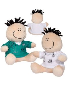 Plush Toy - 7" Doctor or Nurse Moptopper™ Plush (Min 50)