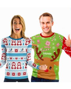 A Sublimated Ugly Xmas Sweater (Min 10)