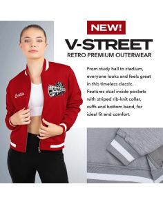 223747 V-STREET FULL ZIP JACKET