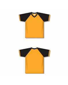 V-Neck Volleyball Jerseys - Gold/Black