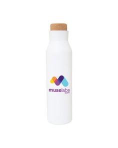 Wilson Water Bottle with Cork Lid 21oz / 620ml (MIN 25)
