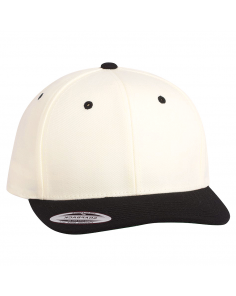 YU6089M Flat Bill Yupoong Snapback Custom Embroidered Baseball