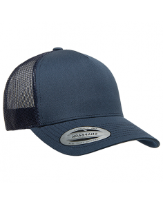 YU6506 Trucker Cap Yupoong Five Panel Trucker Hat Custom Embroidered